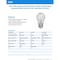 Feit Electric Feit White A15 E26 (Medium) Filament LED Bulb Soft White 75 Watt Equivalence 2 pk BPA1575927WFIL2 - alternate 5